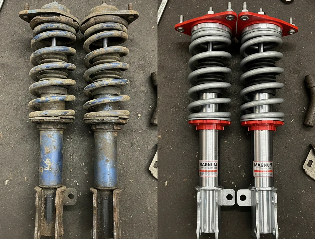 Amortyzatory Magnum Technology – czy warto kupić tanie zamienniki?
