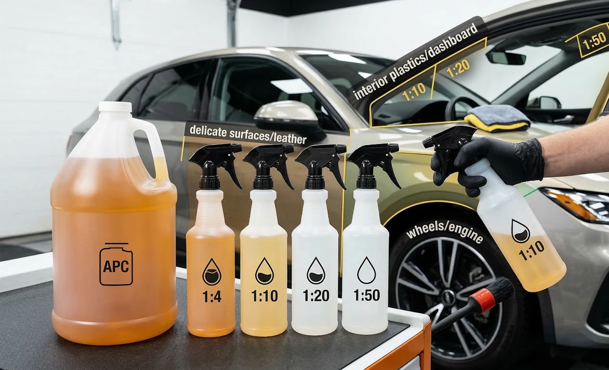 APC w samochodzie – Jak rozcieńczać i bezpiecznie stosować?