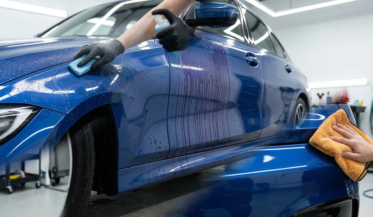 Dekontaminacja lakieru krok po kroku – glinkowanie, usuwanie smoły i rdzy