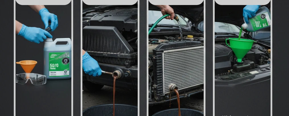 Jak poprawnie wymieniać płyn chłodniczy – krok po kroku