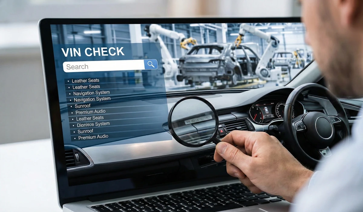 Wyposażenie fabryczne po numerze VIN – jak sprawdzić konfigurację auta?